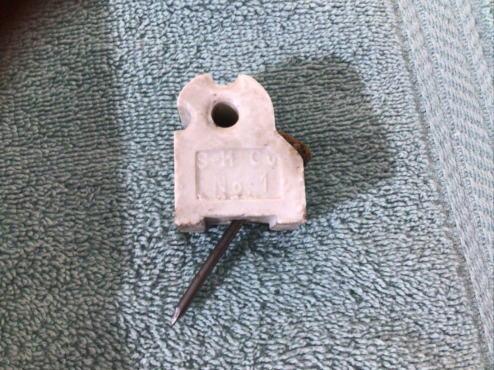 45Vintage Antique Porcelain Ceramic Knob &Tube Wire Insulators W/Original Nails eBay