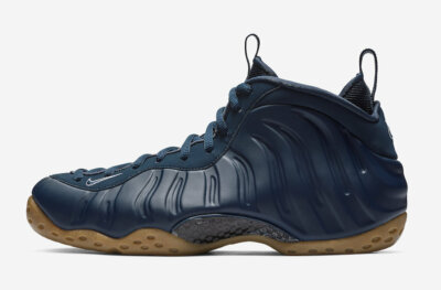 Nike MEN'S Air Foamposite One Midnight Navy Gum Sole SIZE 8 Foams