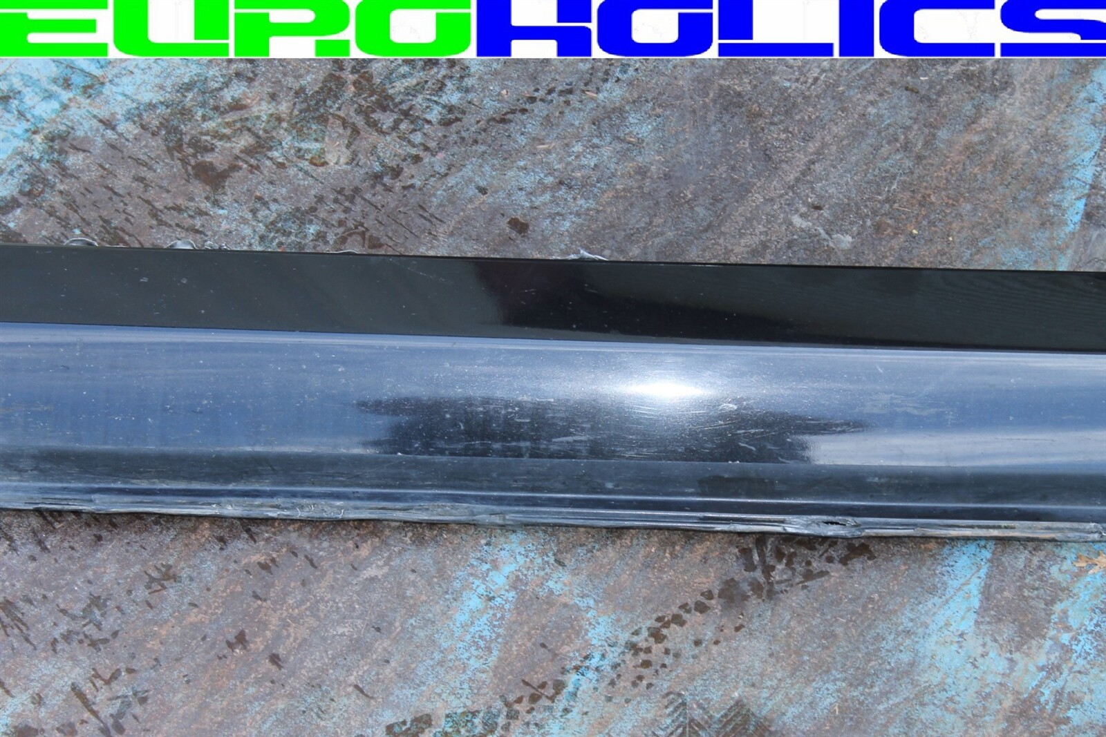 Maserati M139 Quattroporte 04-08 Left Driver Side Skirt Rocker Panel BLACK