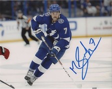 Tampa Bay Lightning Mathieu Joseph Signed Autographed 8x10 Photo COA #3