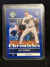 Matt Manning 2022 Chronicles Blue (RC) #31/50 - Detroit Tigers