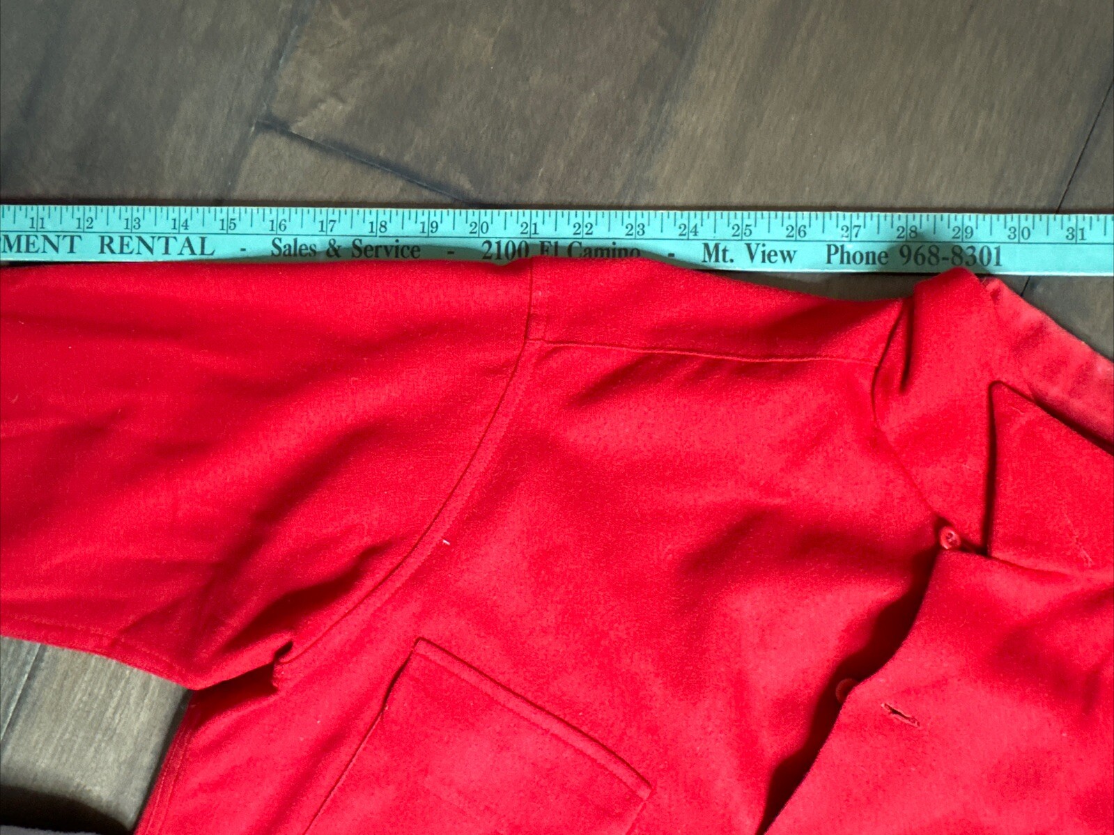 Very rare Red late 70’s Pendleton Button Up / Siz… - image 13