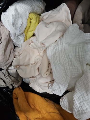 CLOSEOUT EXOTIC FABRIC SCRAPS PER 5 LBS BULK: SILK, CASHMERE, WOOL, COTTON MORE - Picture 20 of 24