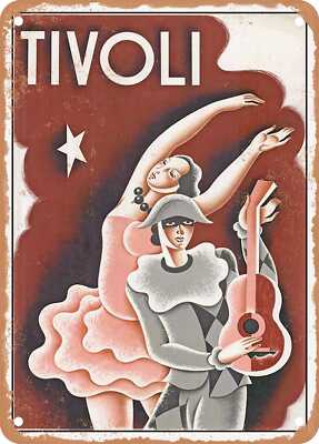 METAL SIGN - 1937 Tivoli theater Barcelona Vintage Ad