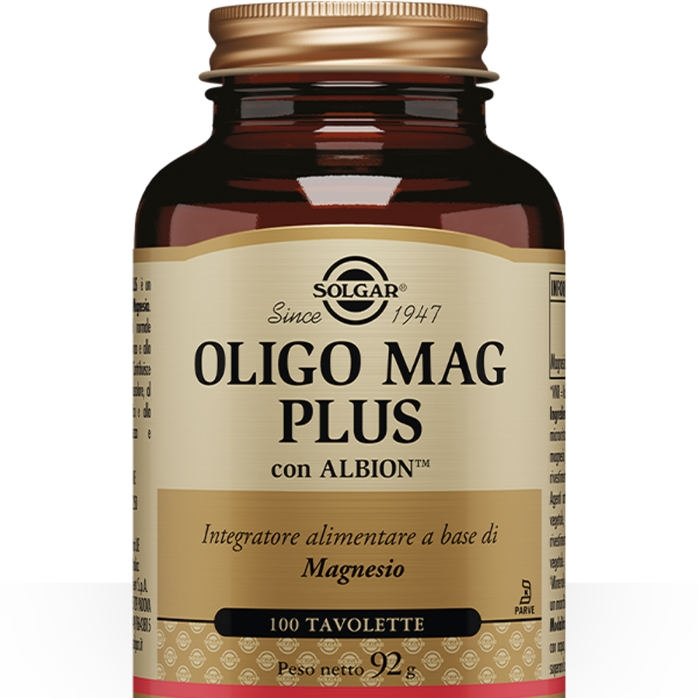 Oligo Mag Plus Integratore Alimentare 100 Tavolette Magnesio bisglicinato per - Immagine 3