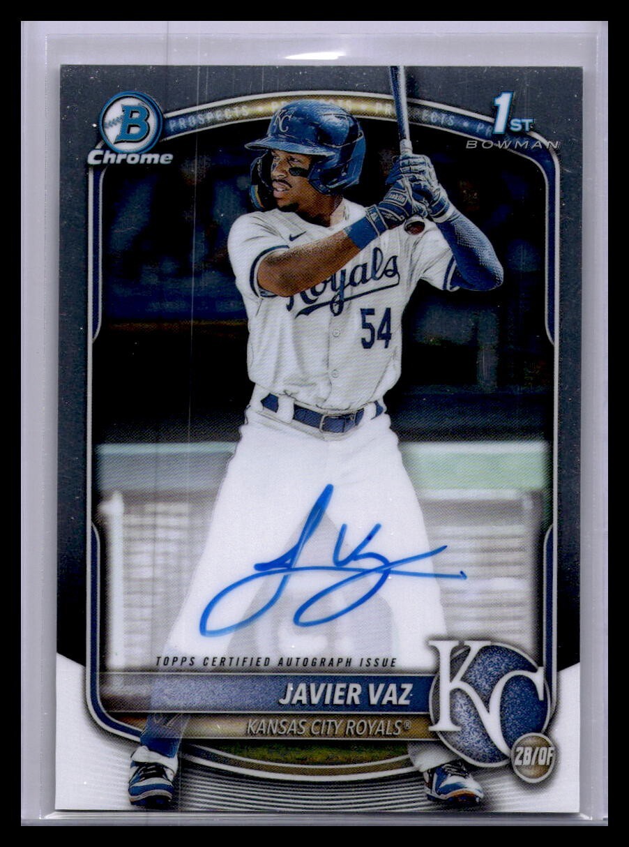 2025 Bowman - Javier Vaz 1st #CPA-JVA Chrome Auto