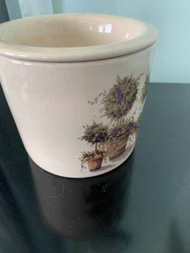 Pottery Dip Hot Cold Crock 2pc Vintage Martinez Hand Turned Pottery Marshall Tx - Picture 4 of 9
