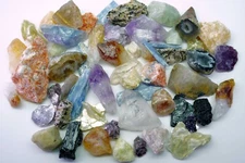Crafters Brazil Mix 1/2 Lb Natural Crystals Mineral Specimens Mixed Gemstones
