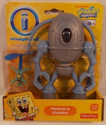 spongebob imaginext plankton and chumbot