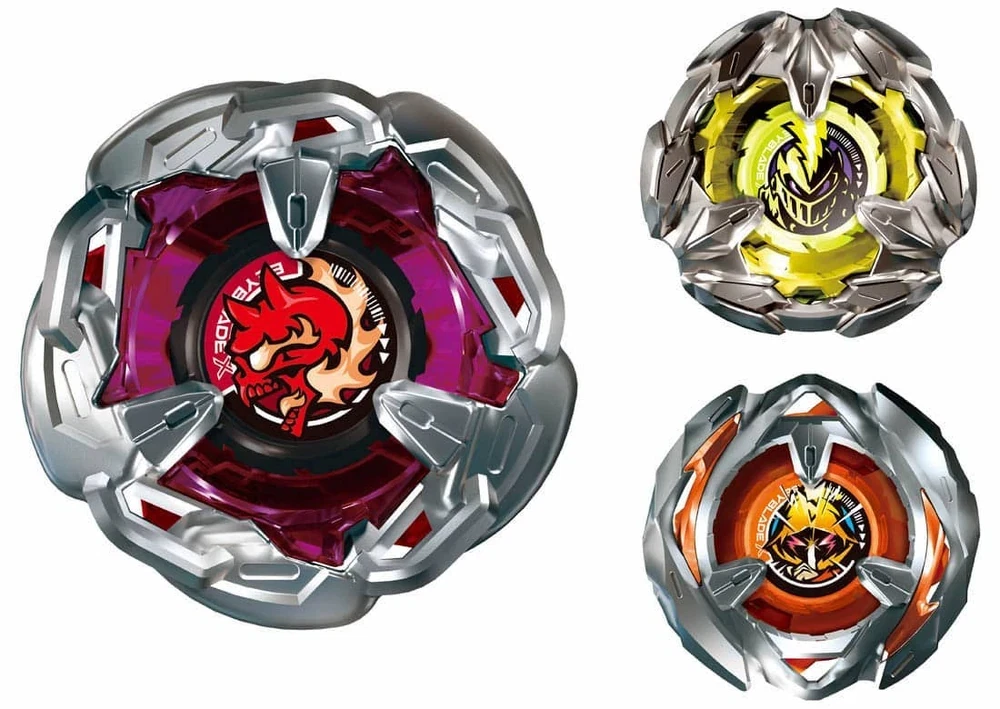 (In Stock) Takara Tomy Beyblade X Booster BX-21 Hells Chain Deck Set