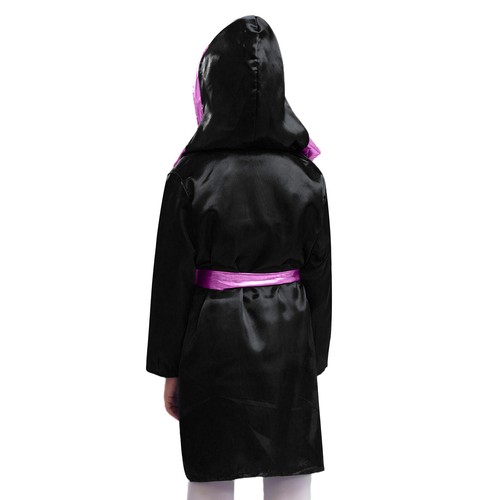 Disfraz de Boxeo para Niños Capa de Boxer Metálica con Capucha Bata Boxeo Juegos con disfraces Halloween - Imagen 101 de 120