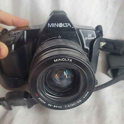 MINOLTA Alpha 3700i Film Camera body + AF-ZOOM 35-80mm Tested Working READ