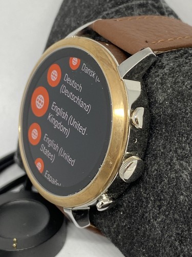 Fossil Gen 4 Authentic Digital Dial Smart Watch Custom Band FTW6016 LT352 - Photo 4 sur 12