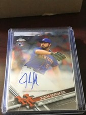  JOSH SMOKER  2017 TOPPS CHROME ROOKIE Auto METS! LV615