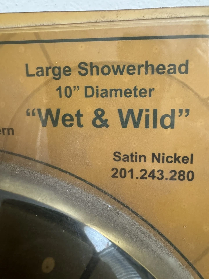 Opella Wet N Wild 10" Chuveiro de Chuva Cetim Níquel Grande Fixo Novo Luminária - Imagem 3 de 4