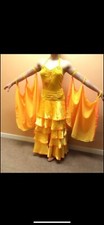Yellow ballroom dress S/M in excellent condition