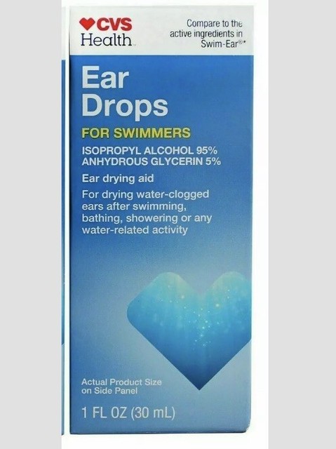 CVS Ear Drops for Swimmers 1 Oz Exp 09/2021 for sale online | eBay