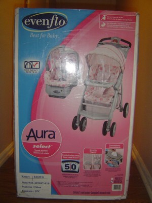evenflo stroller pink