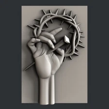 3d STL models for CNC, Artcam, Aspire, religion