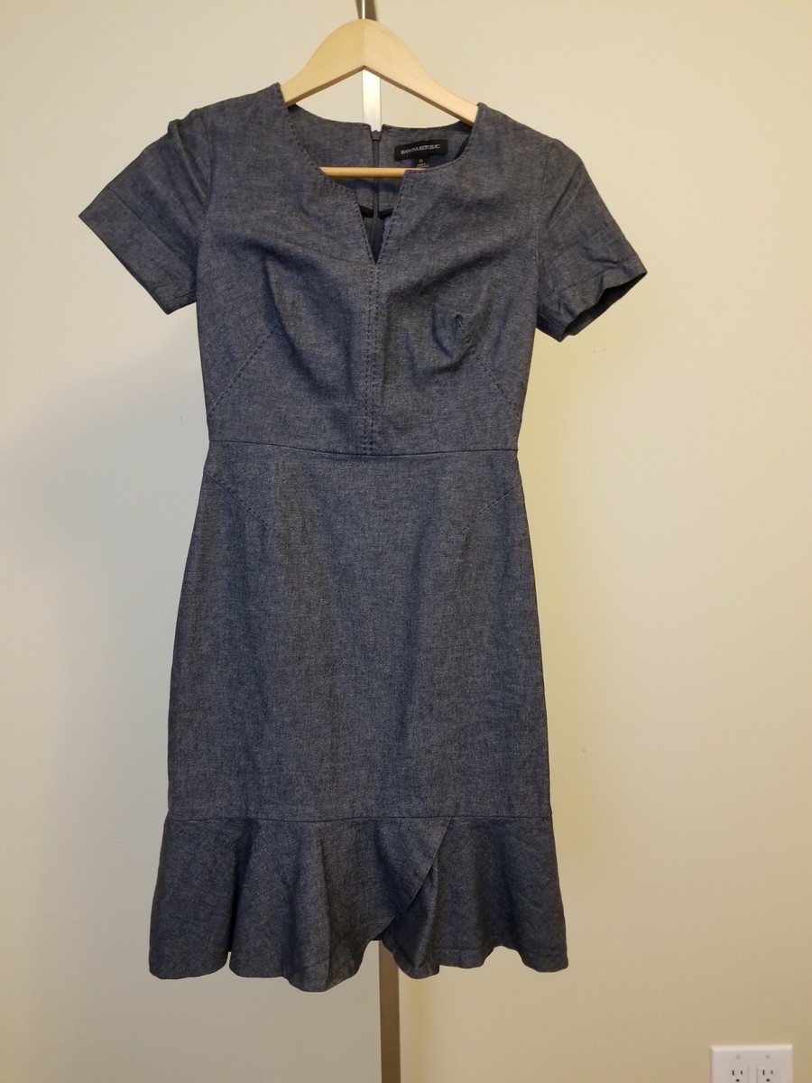 slim fit dress slacks Denim Fit and Flare Embellished Dress – Tapestry Inc