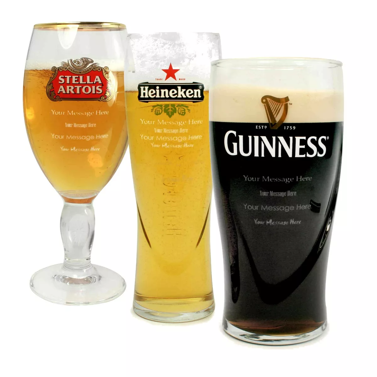 Branded cheap pint glasses