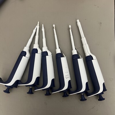 Set X6 Rainin Pipet-Lite XLS Pipette pipetman L2,L10,L20,L100,L200,L1000 LTS