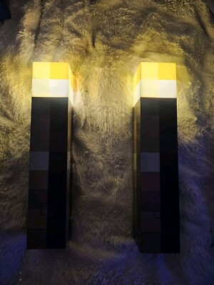 Minecraft Torch Rechargeable Portable Night Light-2 Pack