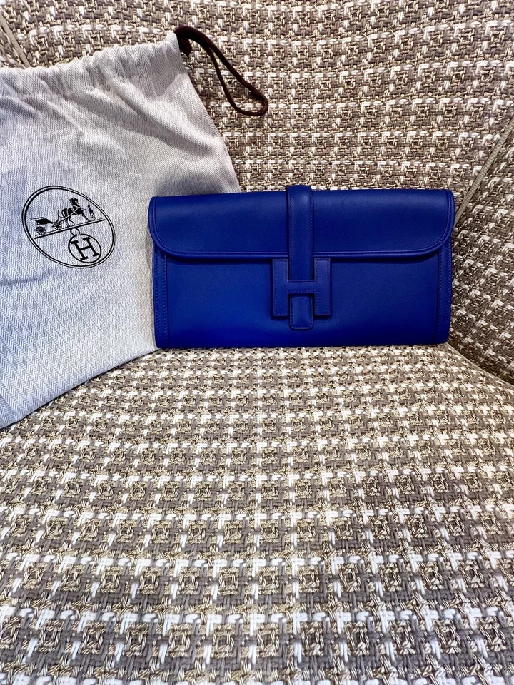 Bolso de Mano Hermès Swift Cuero Auténtico Nuevo Foto 2 de 3