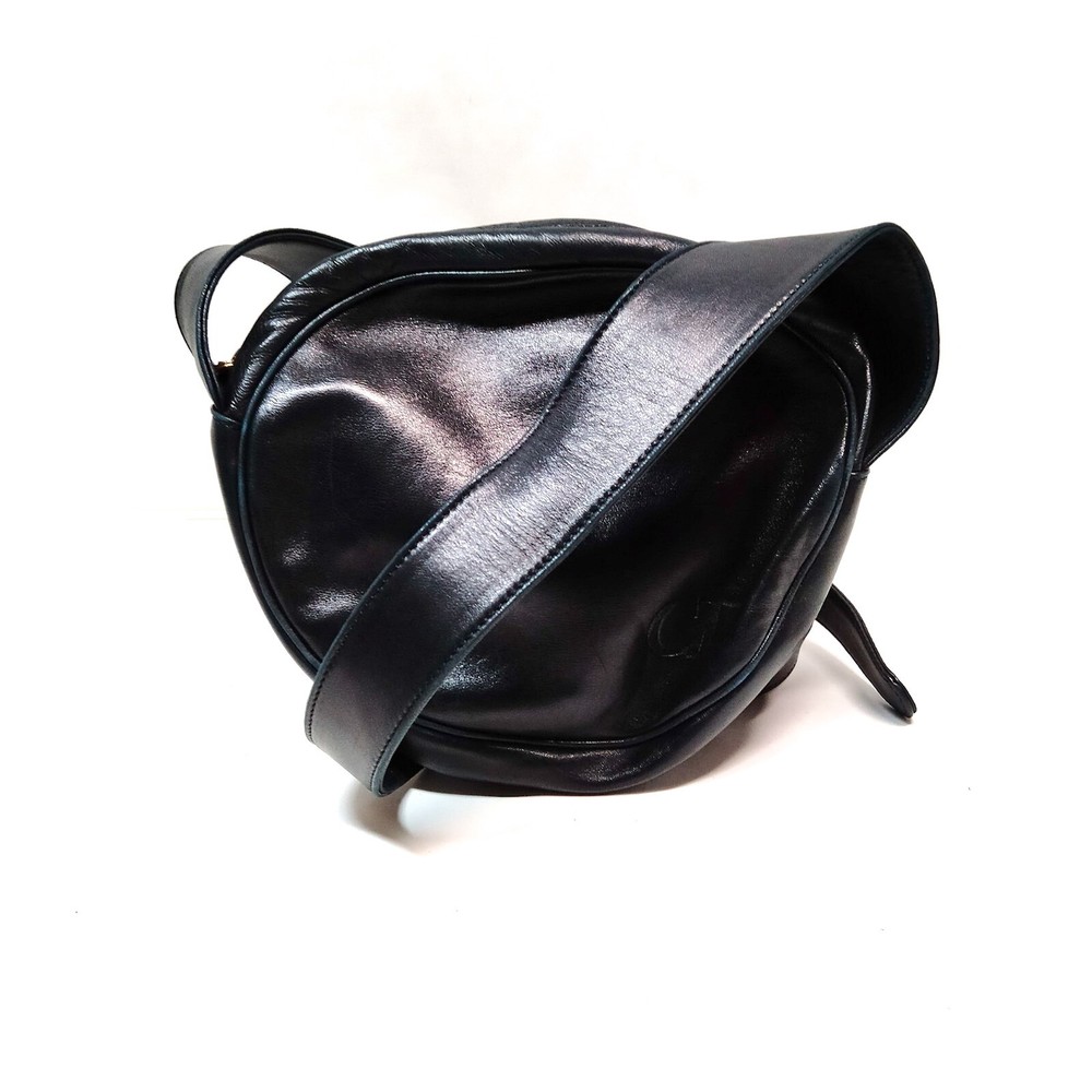 Christian Dior Shoulder Bag  Black Leather 3266236