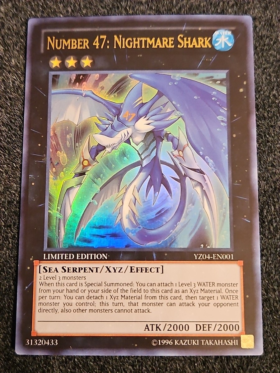 YZ04-EN001 Ultra Rare - Number 47: Nightmare Shark MP | eBay YZ04-EN001 Ultra Rare - Number 47: Nightmare Shark MP | eBay