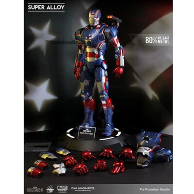 IRON MAN 3 - Iron Patriot 1/4 Super Alloy Action Figure Comicave - Photo 1/4
