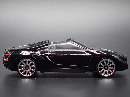 2018-2020 BMW i8 Roadster Negro 1:64 Escala Coleccionable Maqueta Coche Modelo - Imagen 3 de 8