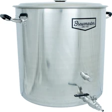 18.5 Gallon Brewmaster Stainless Steel Brew Kettle 2 Ports Beer Wine Moonshine20