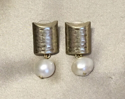 Boucles D'oreilles Crystal 2 Tons ViVI (ex Cookie Lee) - Or, Style Drop, Neuf Avec étiquette