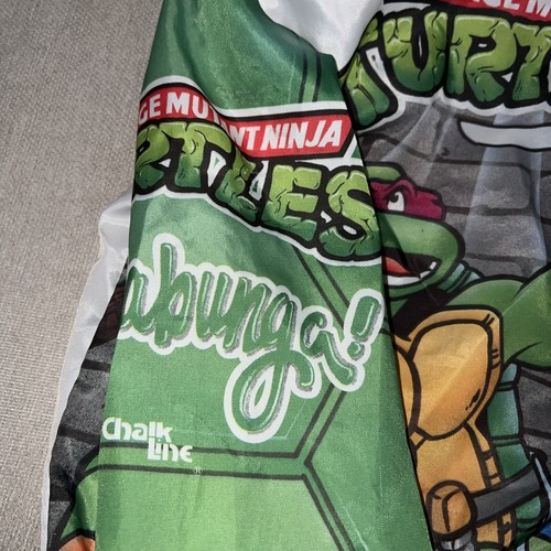Vintage SELTENE 90er Kreidelinie TMNT Ninja Schildkröten Jacke Jugend groß Erwachsene XSMALL - Bild 9 von 17