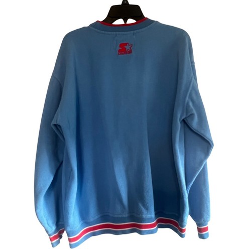 Vintage Houston Oilers Texans Titans STARTER Sweater MENS MEDIUM M - Picture 2 of 5