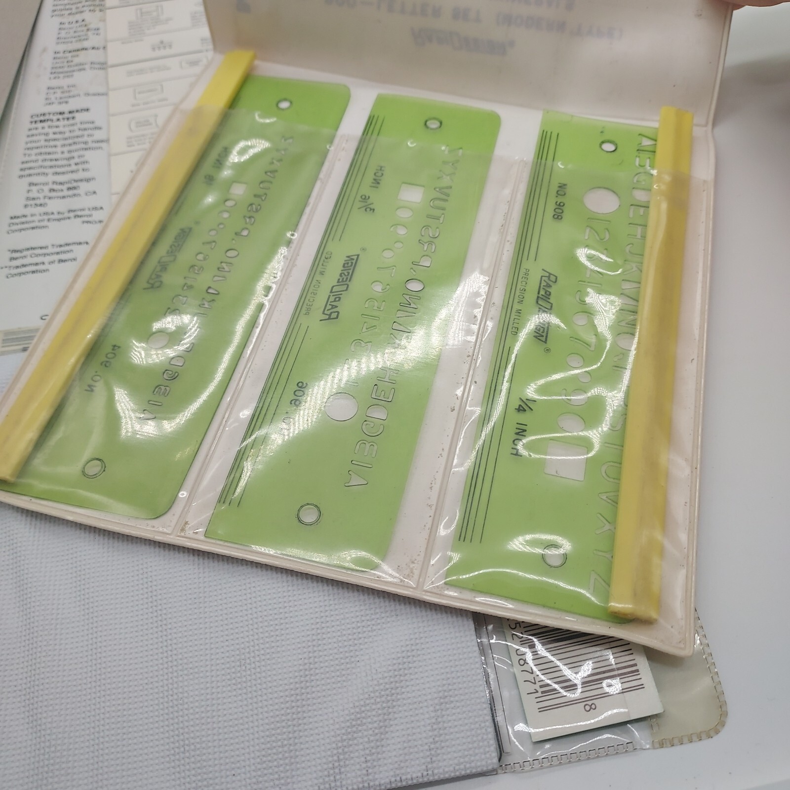 MIXED LOT LETTERING GUIDES Berol , Helix, + RapiDesign Vintage Template ...