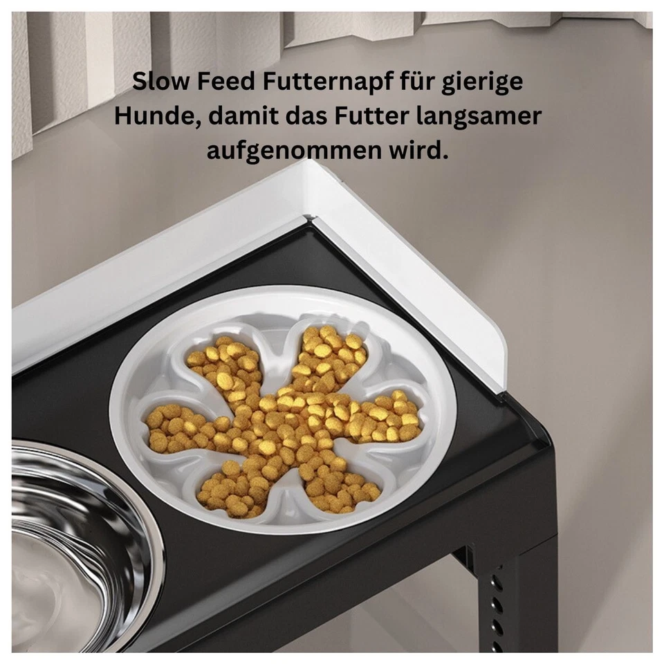 Futternapf Hundenapf höhenverstellbar erhöht 3 in 1 Napf-Set Premium Qualität - Bild 3 von 4