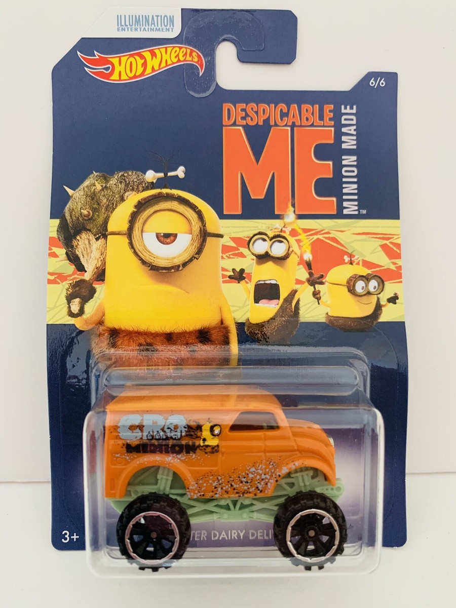 Hot Wheels Despicable Me Monster Dairy Delivery Car Figure | eBay
