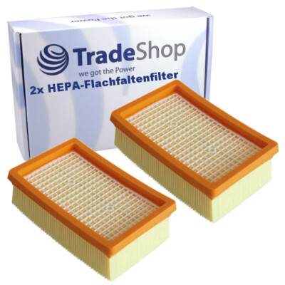 2x Ersatzfilter HEPA Für KÄRCHER MV4 MV5 MV6 WD4 WD5 WD6 Staubsauger