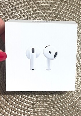 Apple AirPods 4 (MXP63LL/A) - White for sale online | eBay