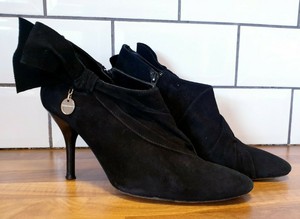 black suede shoe boots uk