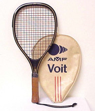 AMF VOIT ENDURO XP RACQUETBALL RACKET WITH CASE 3 7/8" VINTAGE AMF VOIT RACQUET