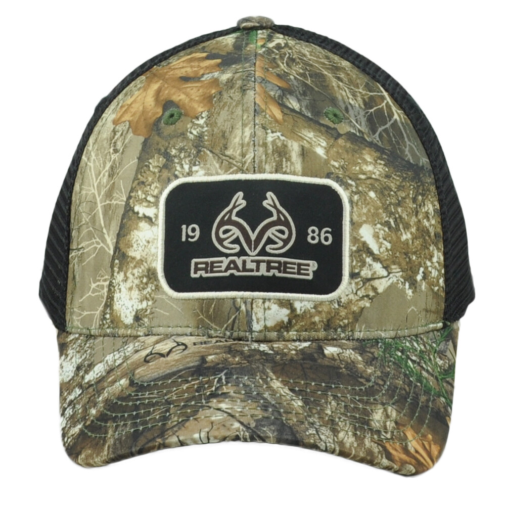 Realtree Edge 1986 Mesh Trucker Camouflage Blank Outdoors