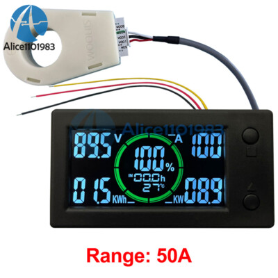 DC0-300V 50A/100A/200A/400A Bluetooth Voltage Current Power Energy - Foto 4