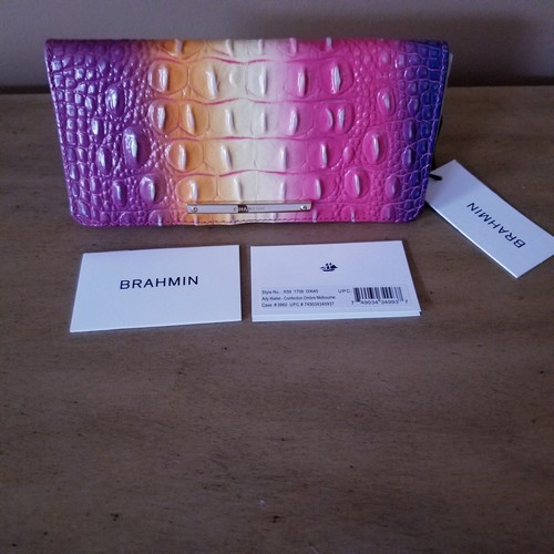  BRAHMIN CONFECTION OMBRE LARGE DUXBURY SATCHEL W/ADY WALLET WALLET  - Picture 11 of 15