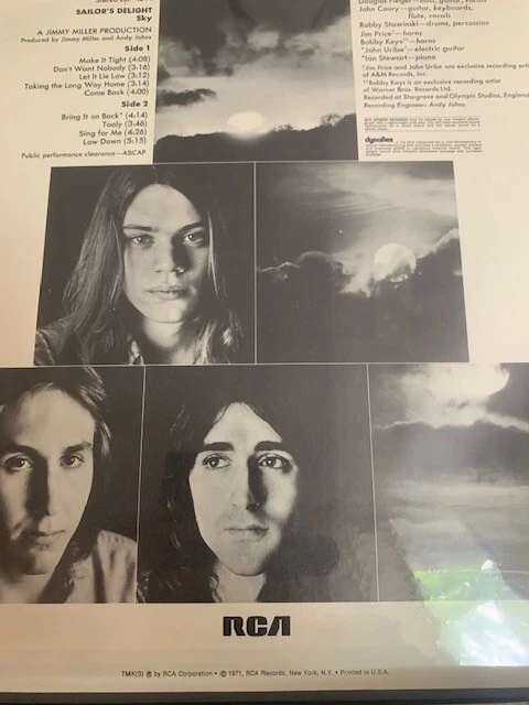 SKY "SAILORS DELIGHT" SEALED WITH DOUG FIEDLER OF THE KNACK - Image 3 of 4