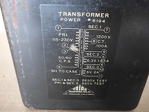 Triad | 6194 Power Transformer 100MA - Picture 2 of 3