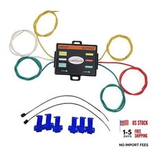 LED Compatible 2 Wire to 3 Wire Splice-in Trailer Tail Light Converter for RV