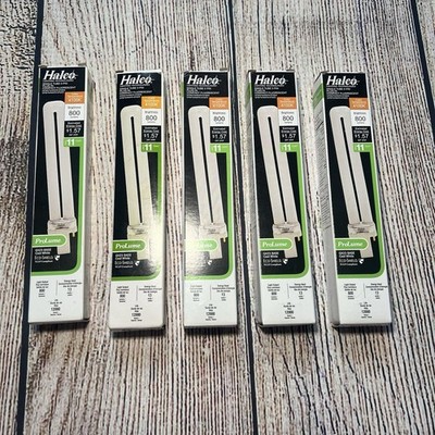 5 Pack Halco Lighting Single Tube 2-Pin Plug-In Compact GX23 Base 13 watts